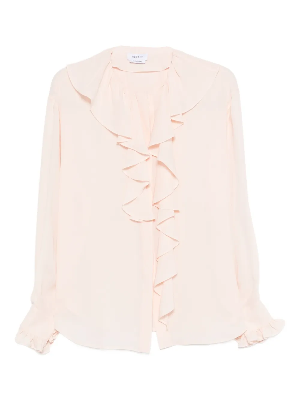 Alexander McQueen ruffled shirt - Rosa