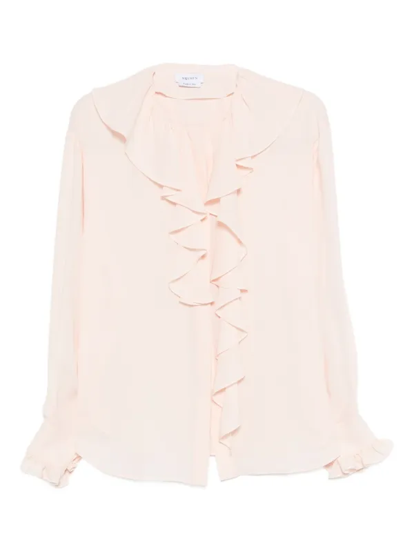 Alexander McQueen ラッフル シャツ | ピンク | FARFETCH JP