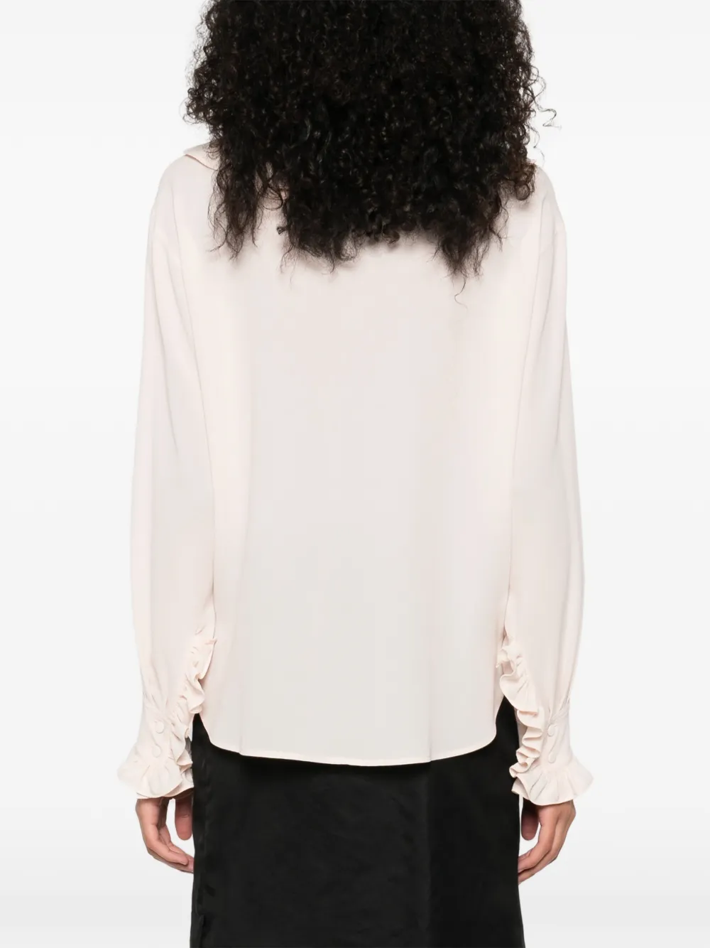 Alexander McQueen Blouse met ruches Roze