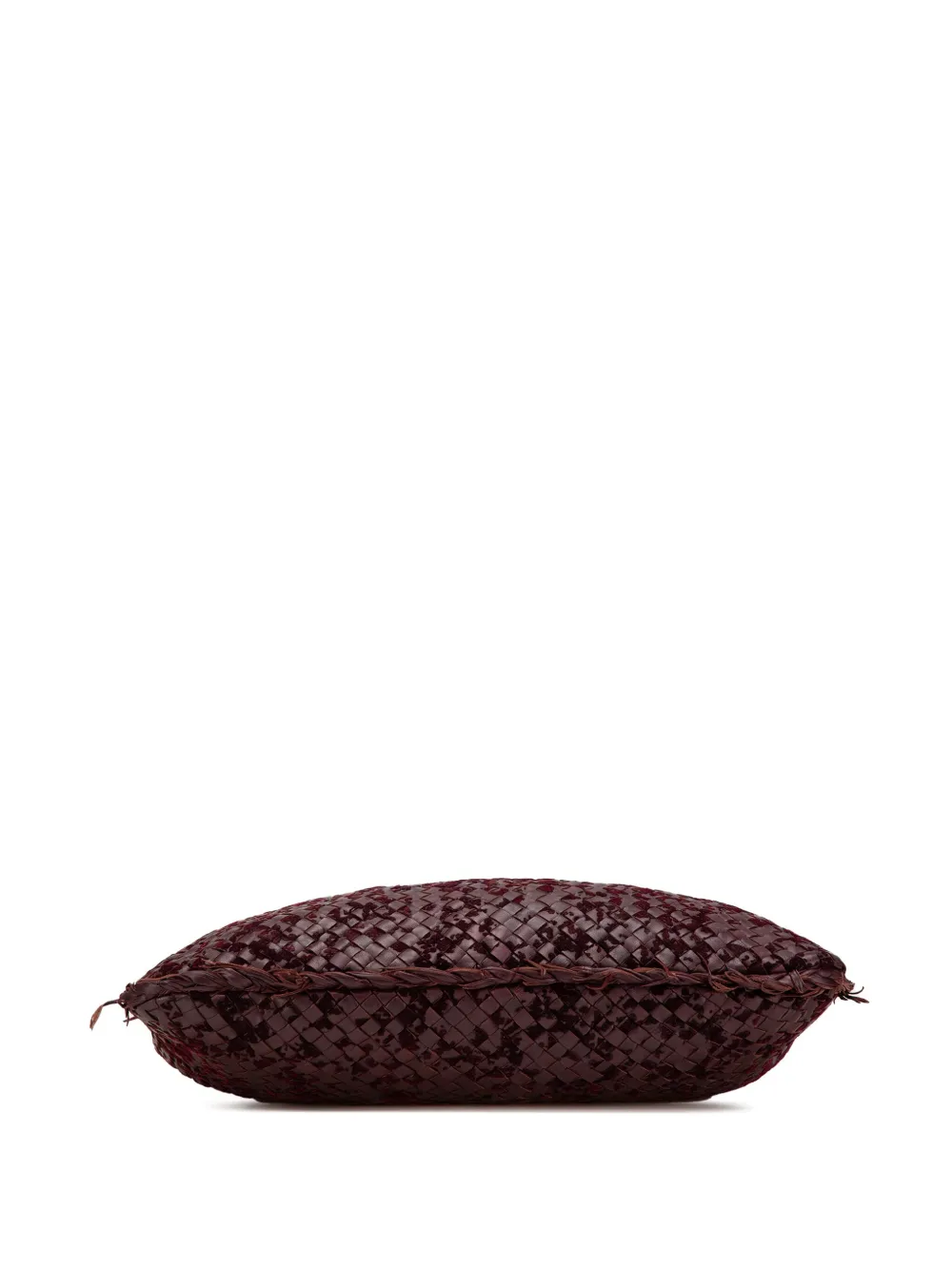 Pre-owned Bottega Veneta 2012-2025 Medium Nappa Velours Intrecciato Fuzzy Veneta Hobo Bag