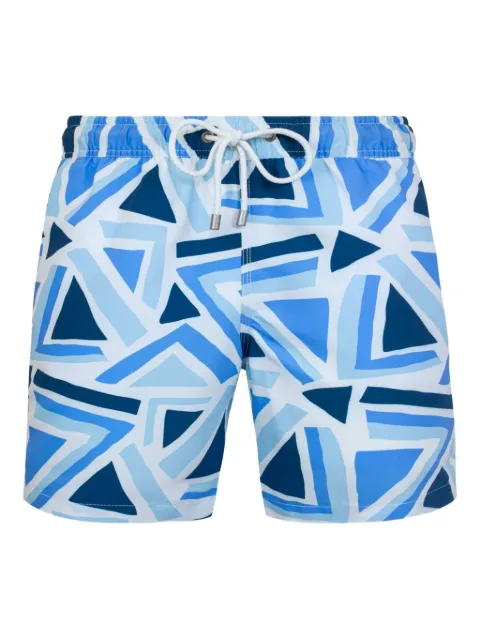 Bluemint geometric-print swim shorts