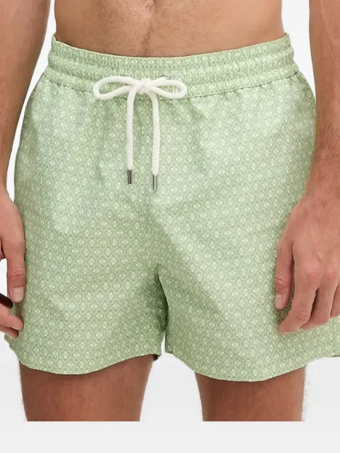 Frescobol Carioca Rio micro-print swim shorts
