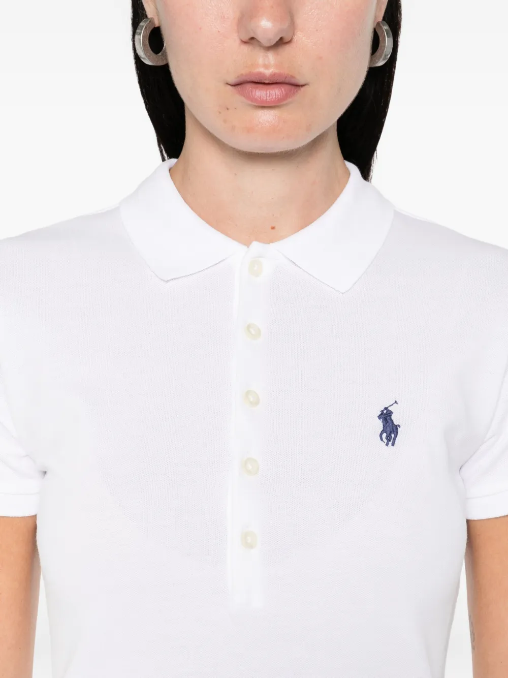 Polo Ralph Lauren Poloshirt met geborduurd logo Wit
