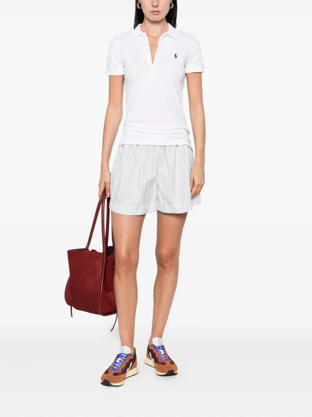 Polo Ralph Lauren Poloshirt met geborduurd logo Wit