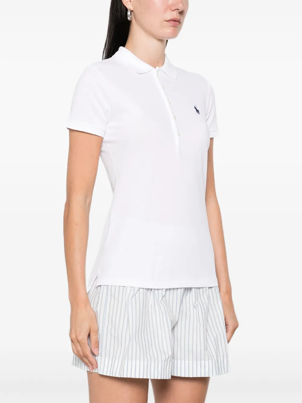 Polo Ralph Lauren Poloshirt met geborduurd logo Wit