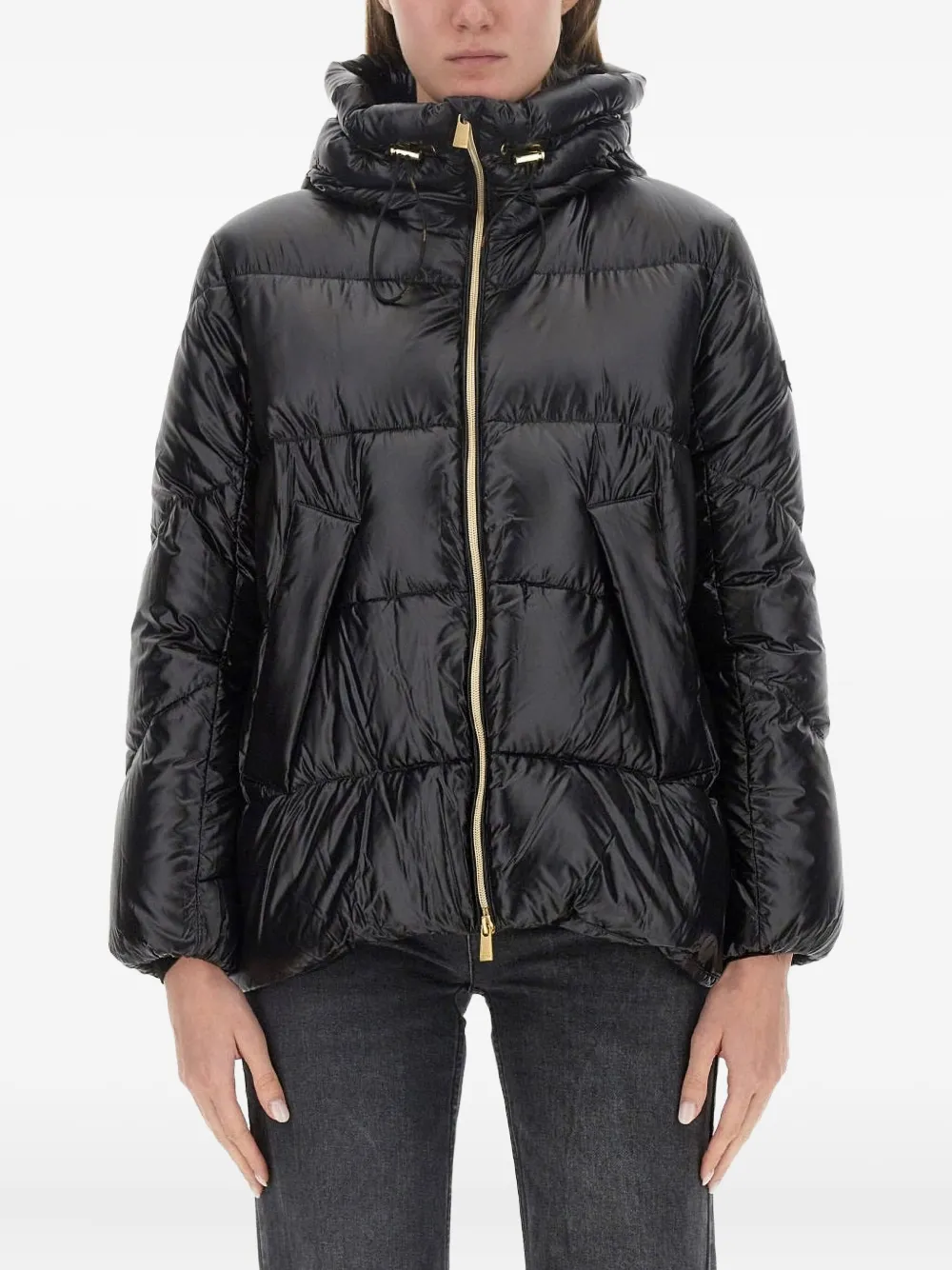 Tatras Hooded Zip Jacket In Black
