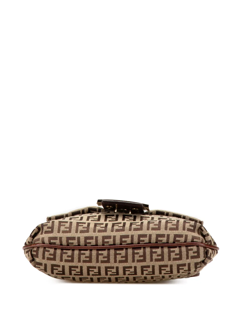 Pre-owned Fendi 2000-2010 Zucchino Canvas Crossbody Bag