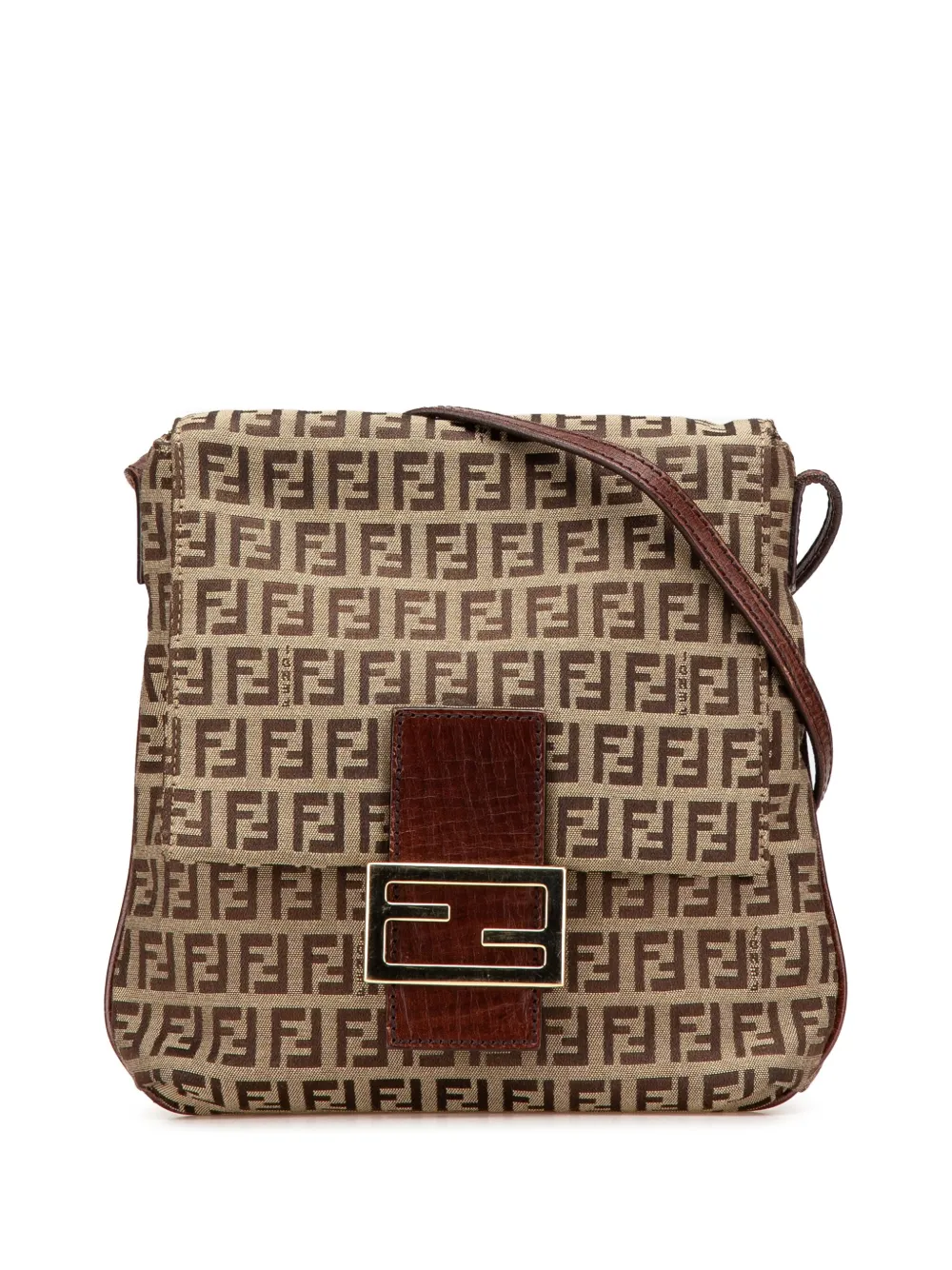 Fendi Pre-Owned 2000-2010 Zucchino Canvas crossbody bag | Brown | Image 1