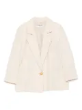 Saint Laurent Pre-Owned 1990s silk blazer - Neutrals