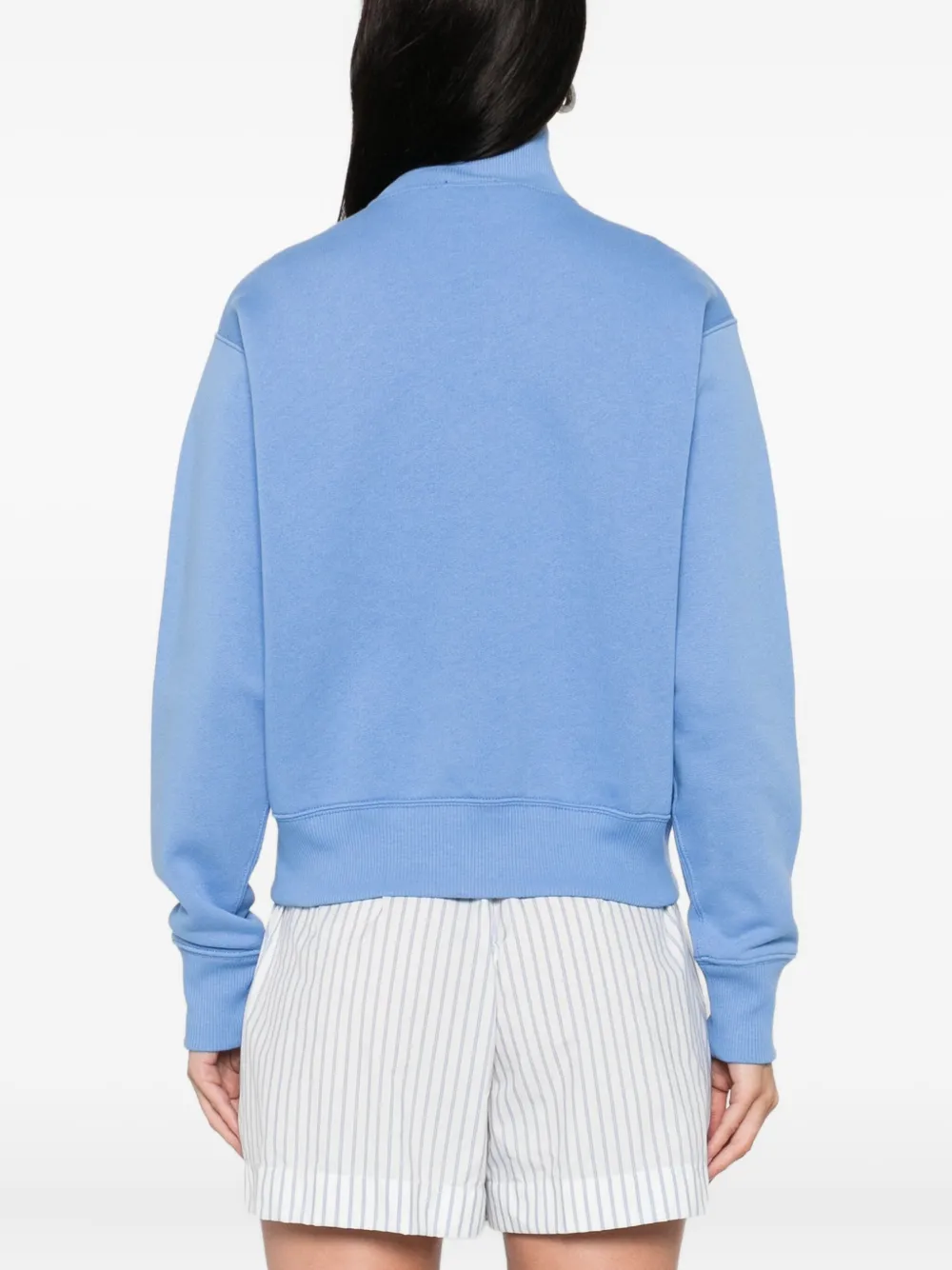 Polo Ralph Lauren Katoenen sweater met halve rits Blauw