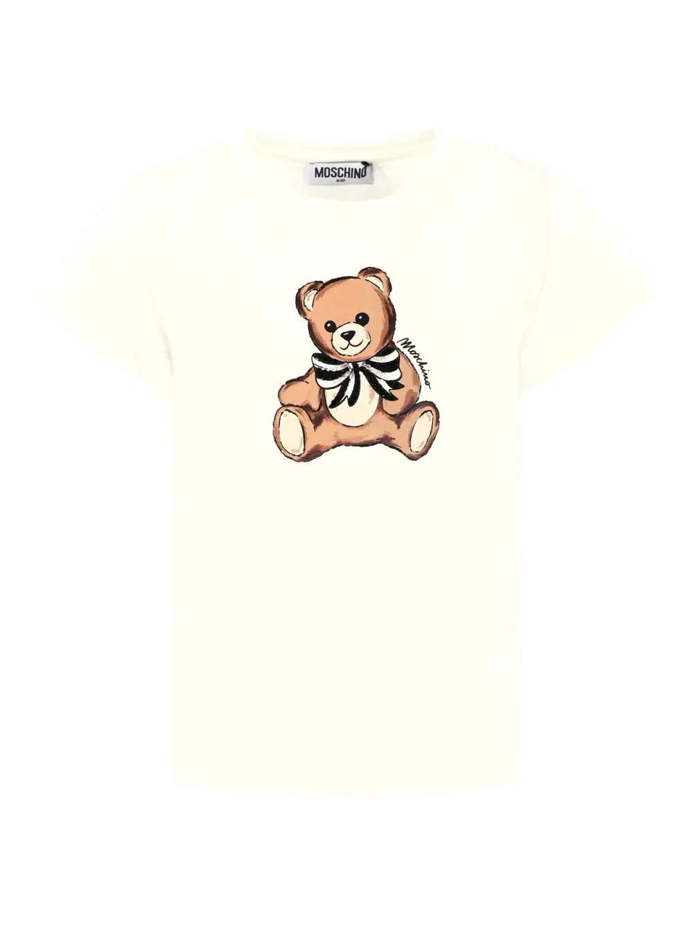 Moschino Kids T-shirt met teddybeerprint Beige