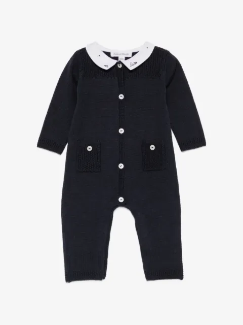 Tartine Et Chocolat romper con cuello bordado