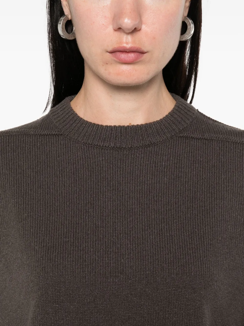 Rick Owens Wollen trui met ronde hals Groen