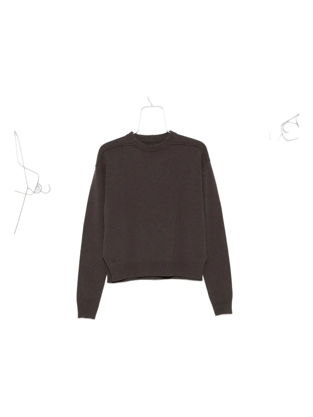 Rick Owens Wollen trui met ronde hals Groen