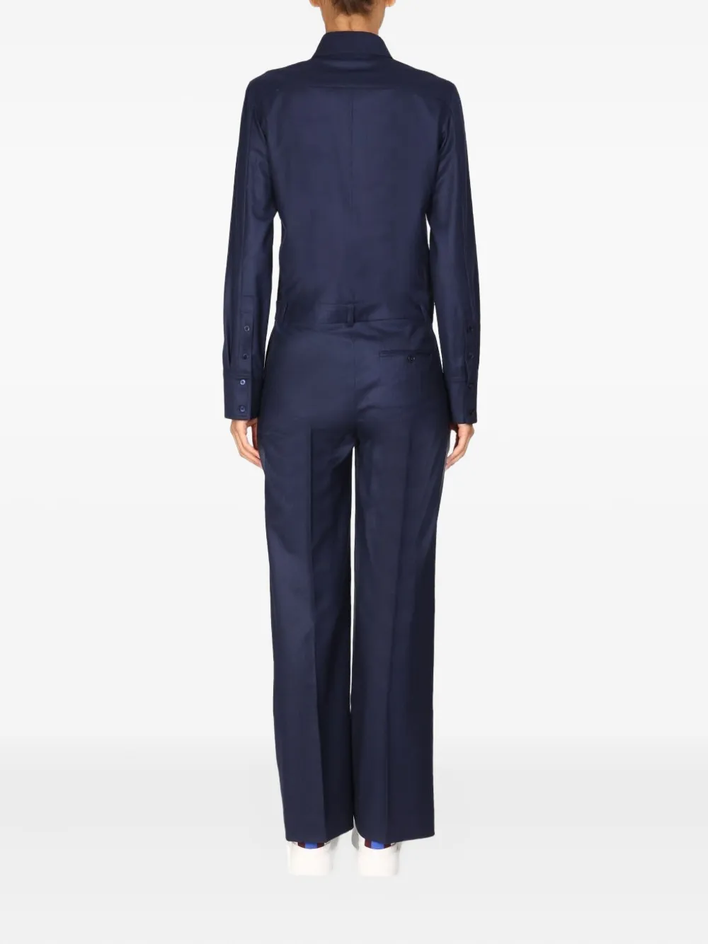 Stella Mccartney Buttoned Jumpsuit In Black