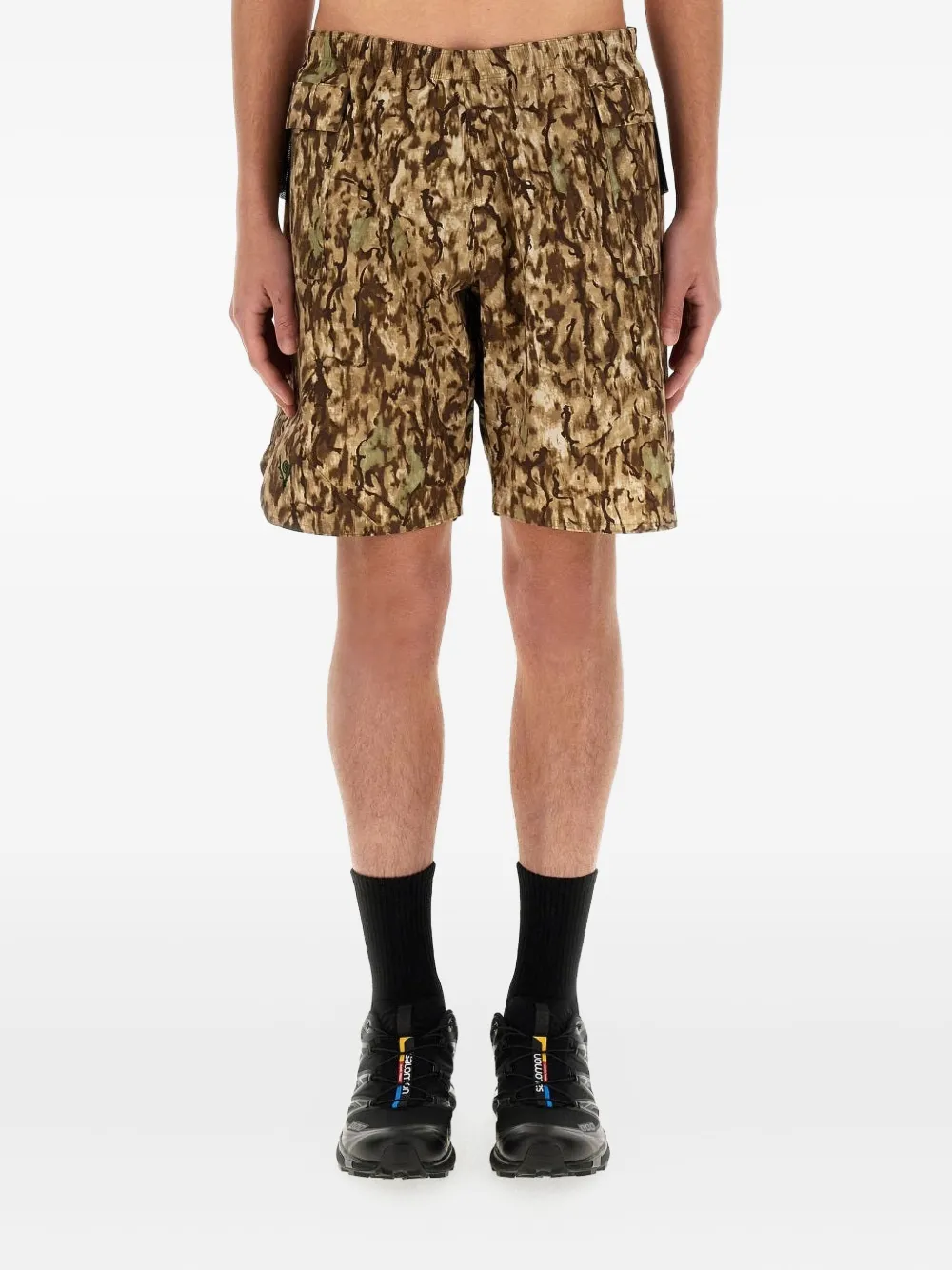 SOUTH2 WEST8 camouflage-print shorts | Brown | Image 1