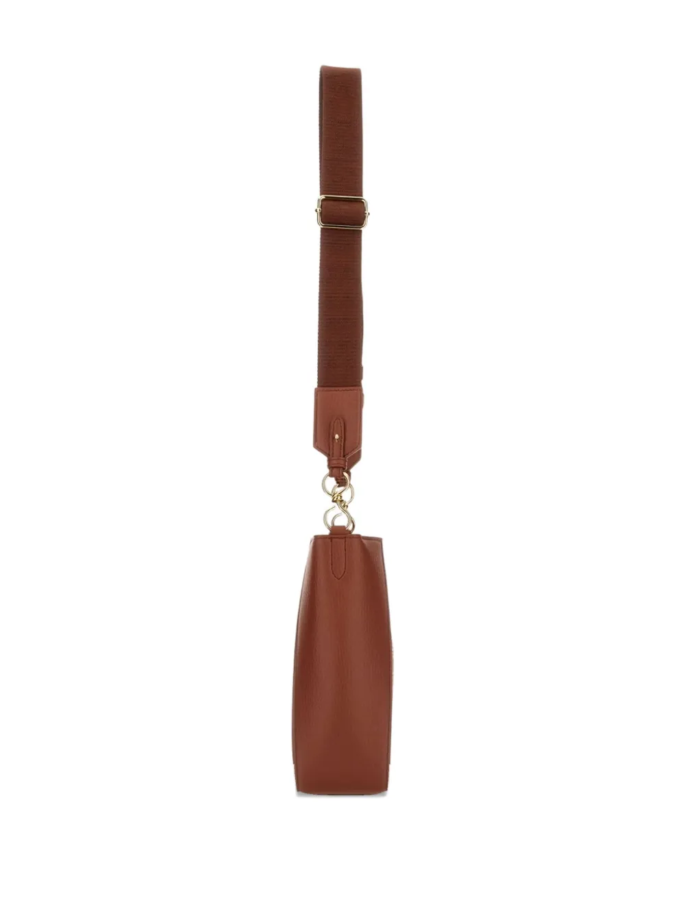 Stella Mccartney Logo Cross Body Bag In Brown
