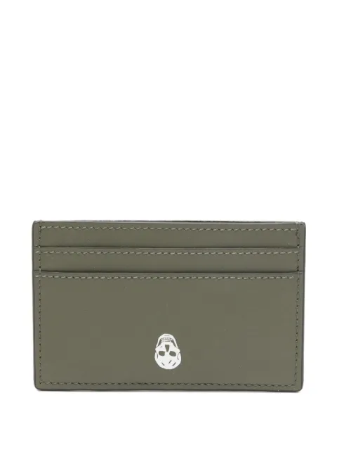 Alexander McQueen tarjetero con motivo Skull