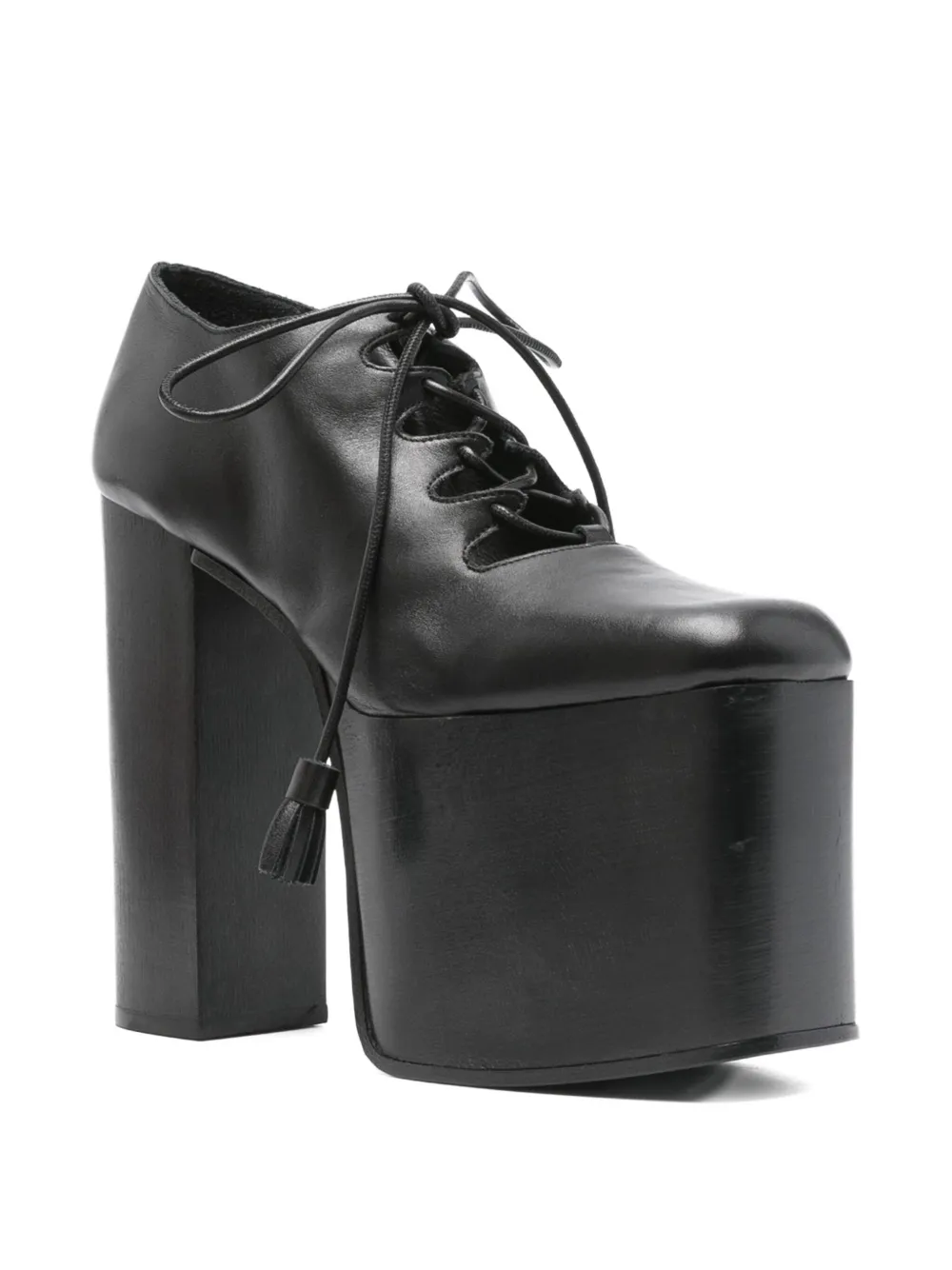 Enfants Riches Déprimés 150mm lace-up platform pumps Black