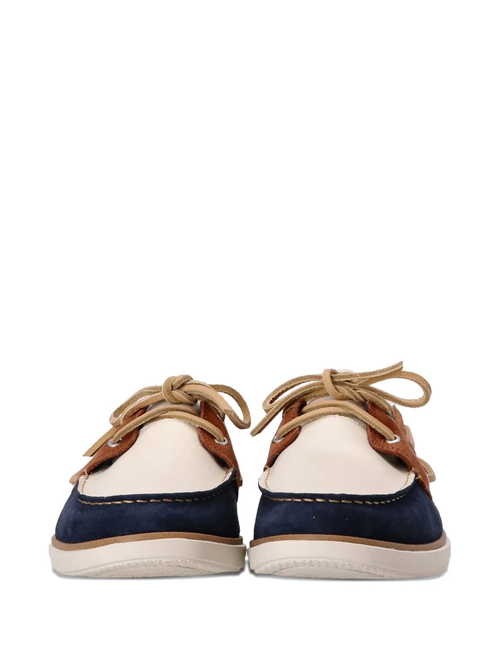 Cole Haan leather boat shoes Blue