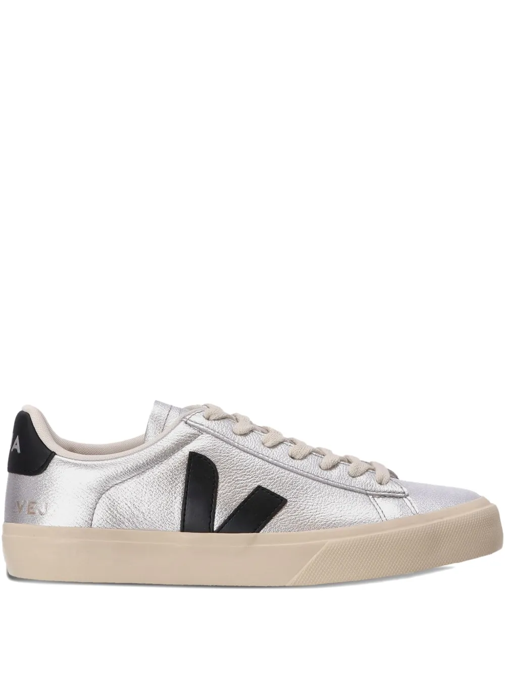 VEJA Campo leather sneakers | Silver | Image 1