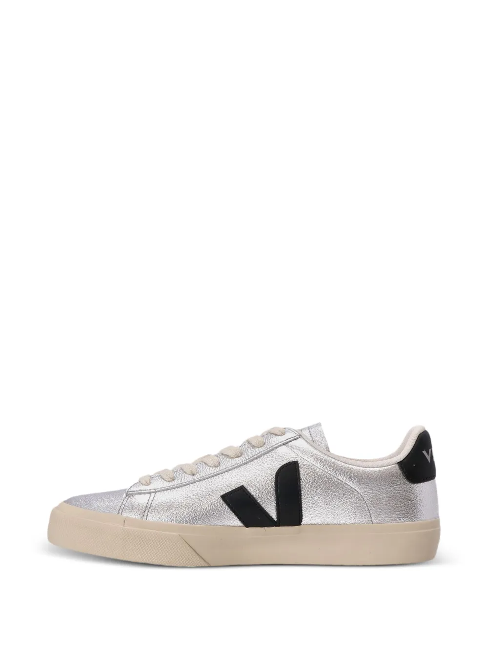 VEJA Campo leren sneakers Zilver