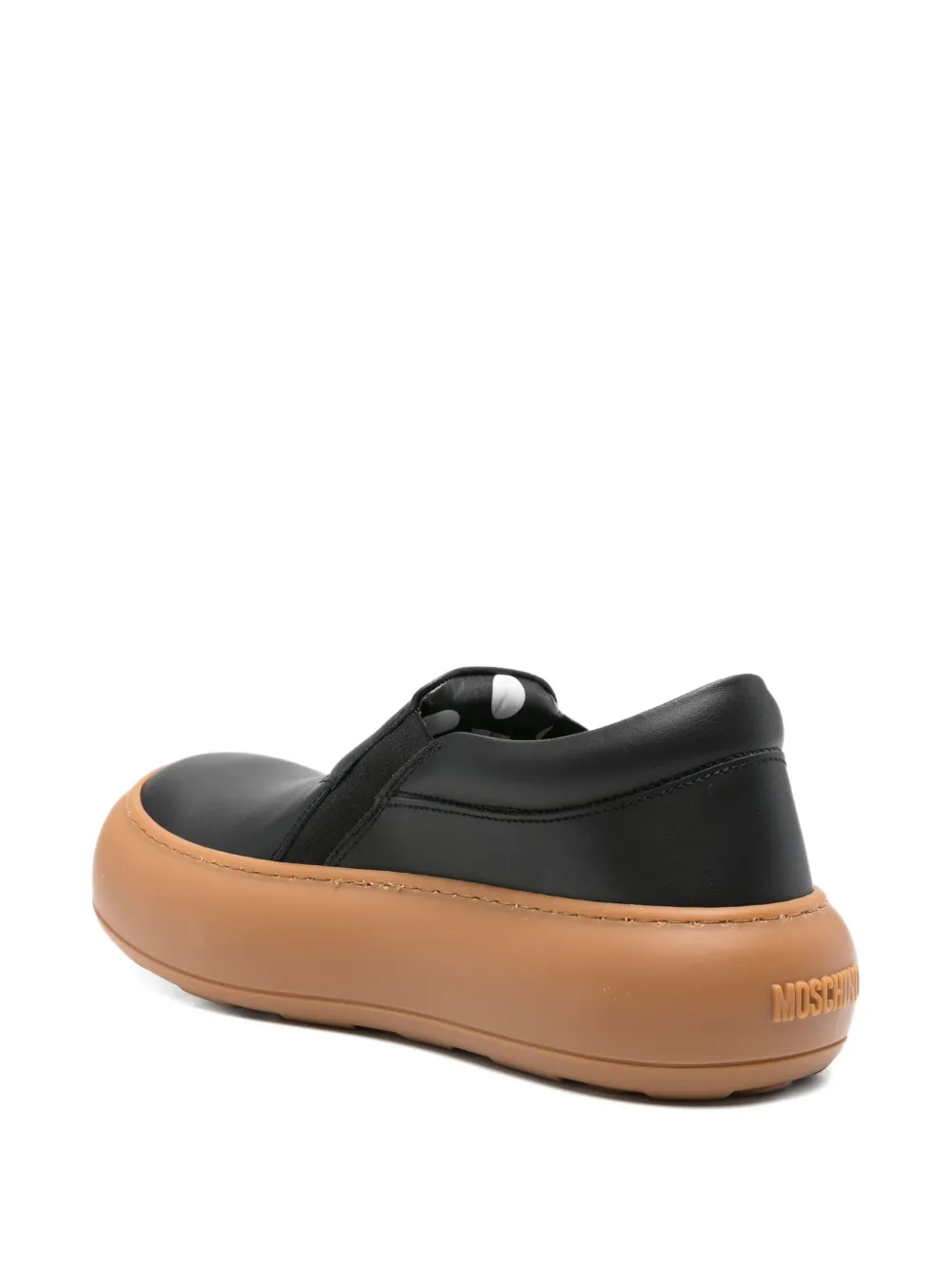 Moschino slip-on platform sneakers Black