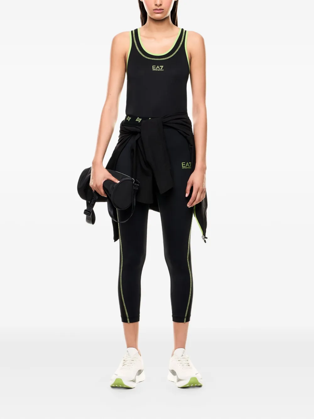 Ea7 Emporio Armani Tanktop met racerback Zwart