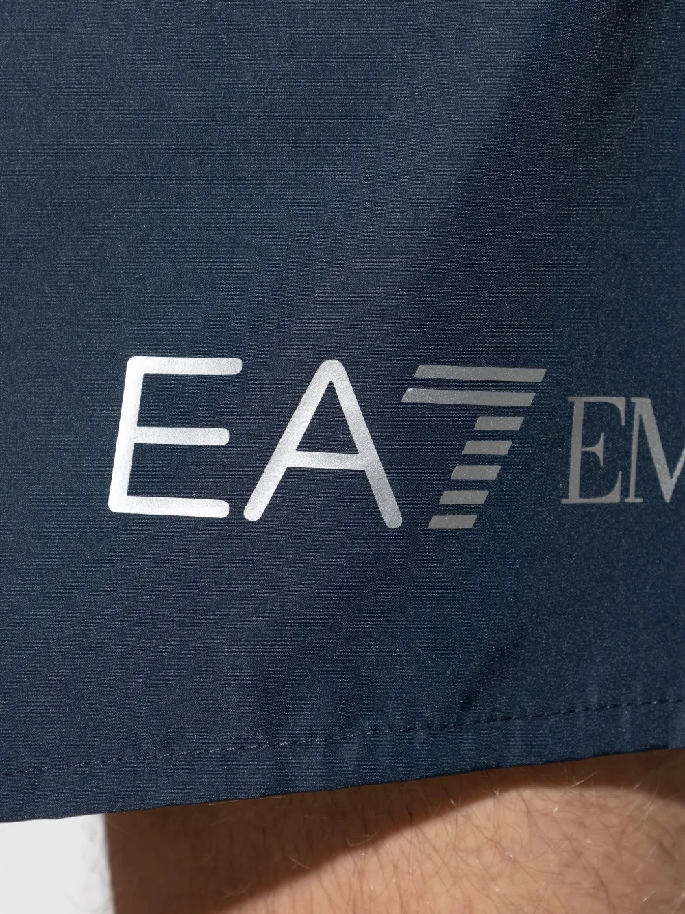 Ea7 Emporio Armani Zwembroek met logoprint Blauw