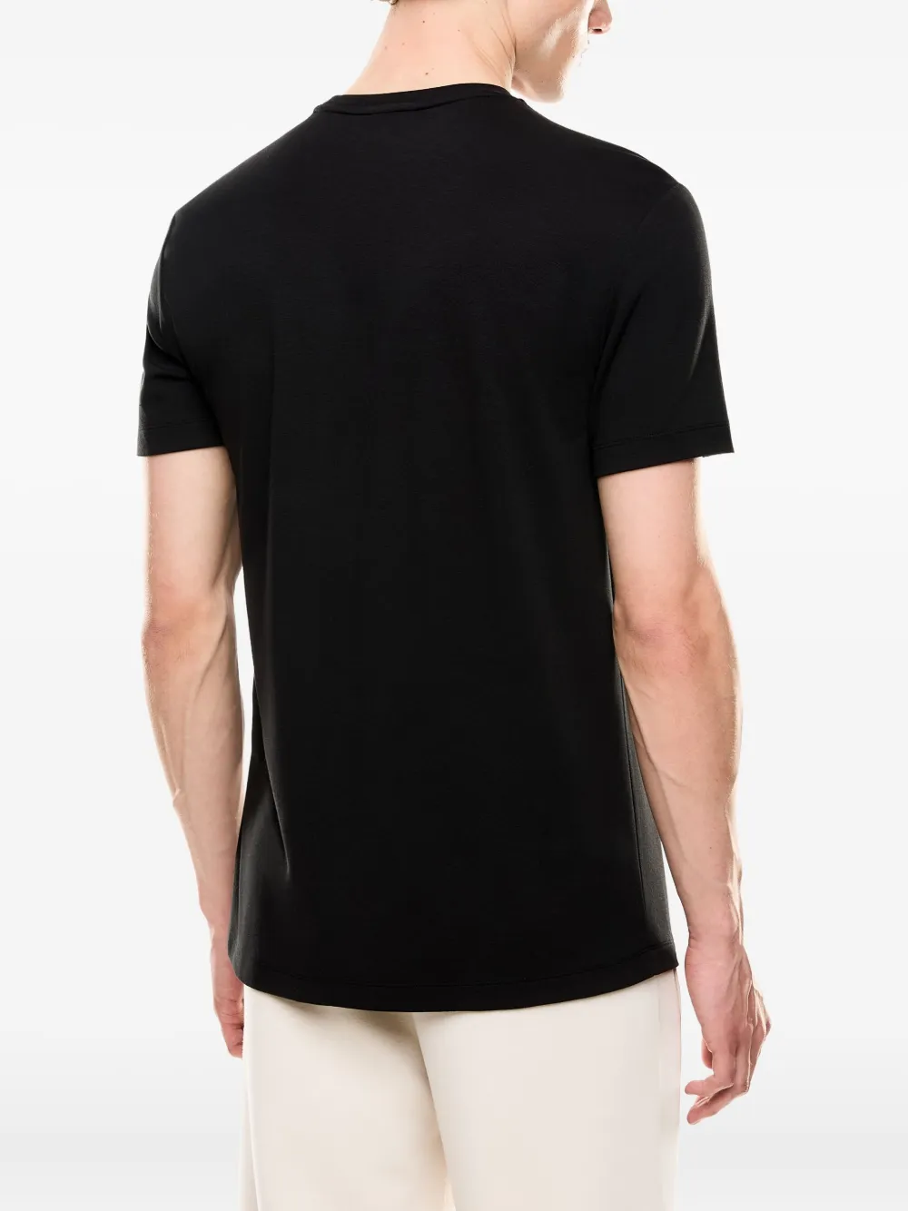 Ea7 Emporio Armani T-shirt met logoprint Zwart