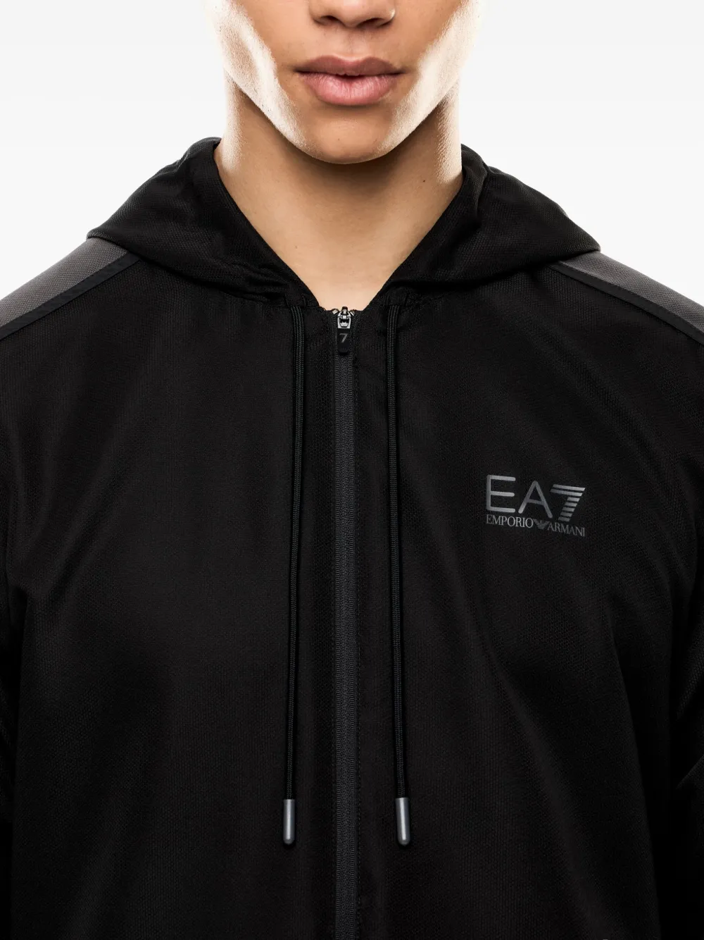 Ea7 Emporio Armani Trainingspak met logoprint Zwart
