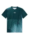 Ea7 Emporio Armani V-neck logo-detail T-shirt - Green
