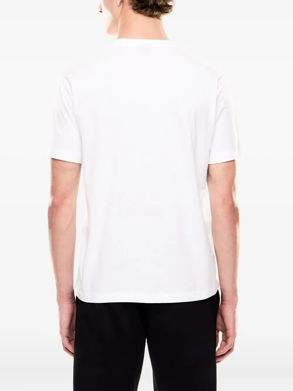 Ea7 Emporio Armani T-shirt met logoprint Wit