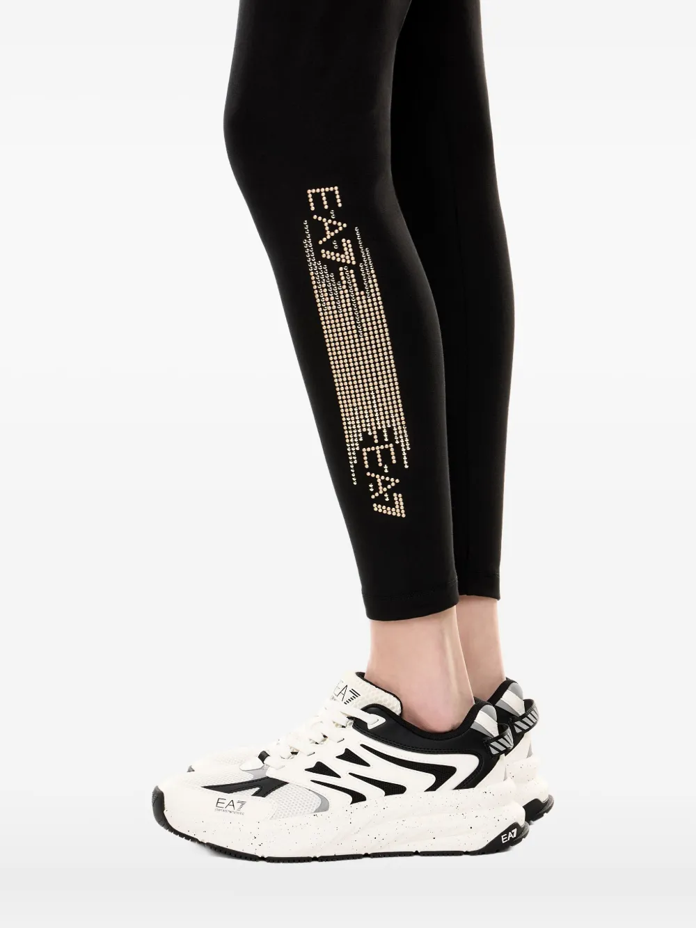 Ea7 Emporio Armani Verfraaide legging Zwart