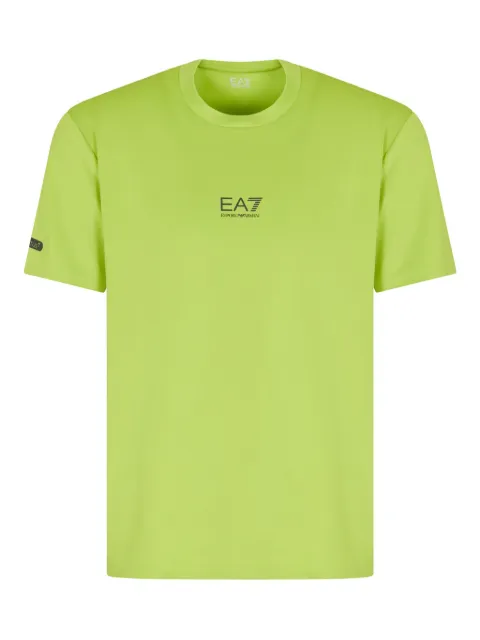 Ea7 Emporio Armani logo-print performance T-shirt