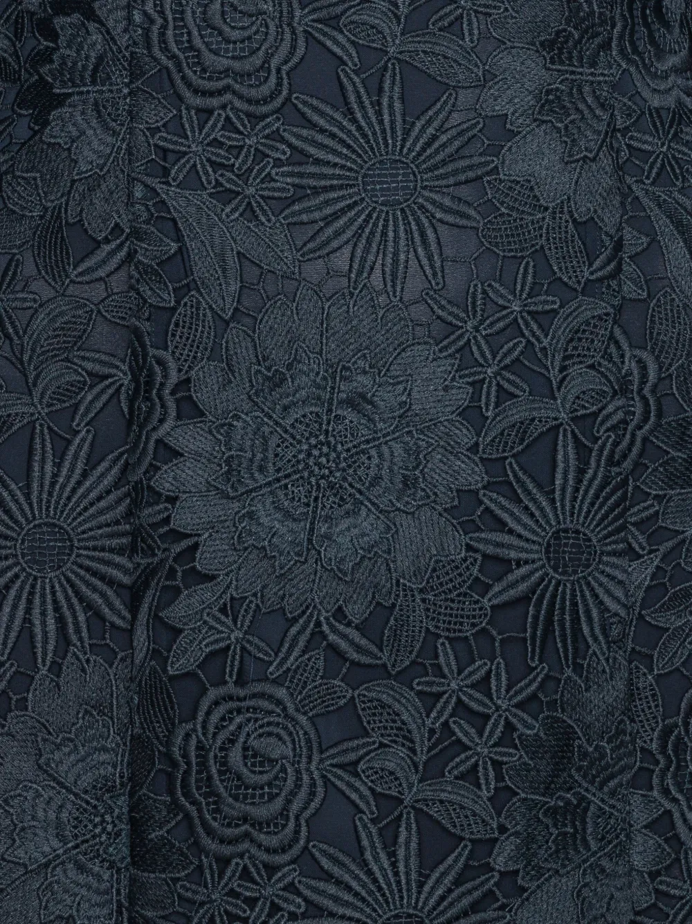 ROTATE BIRGER CHRISTENSEN Mini-jurk verfraaid met kant Blauw