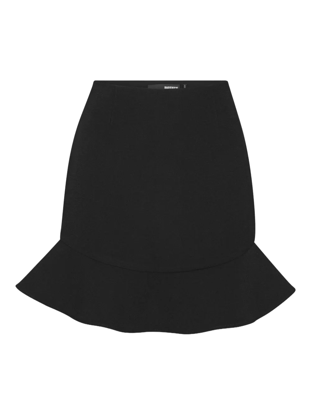 ROTATE BIRGER CHRISTENSEN Mini-rok met ruches Zwart