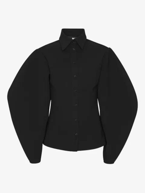 ROTATE BIRGER CHRISTENSEN suiting fitted shirt black