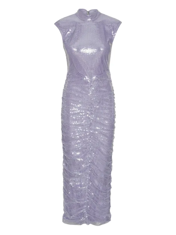 スカート ROTATE BIRGER CHRISTENSEN Sequin midi dress ROTATE BIRGER CHRISTENSEN Sequined mesh midi dress | THE OUTNET