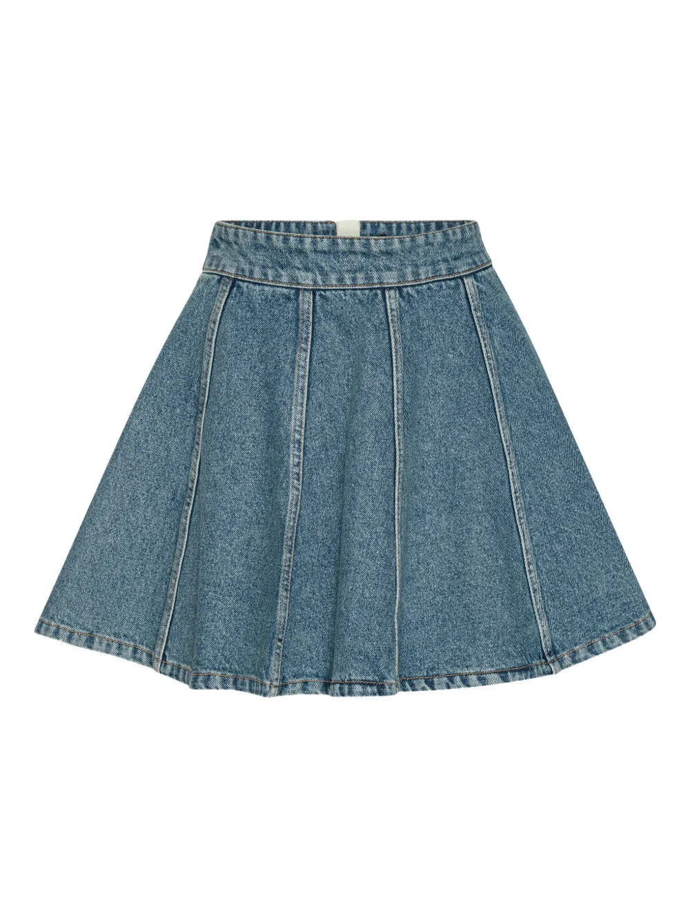 ROTATE BIRGER CHRISTENSEN Spijker plooirok Blauw