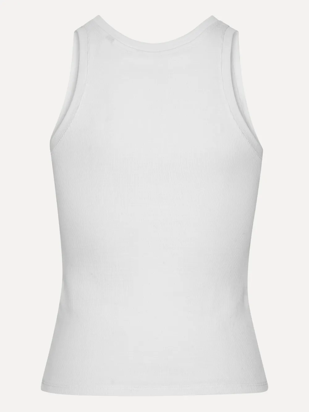 ROTATE BIRGER CHRISTENSEN Tanktop met diepe ronde hals Wit