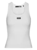 ROTATE BIRGER CHRISTENSEN ribbed scoop-neck tank top - White