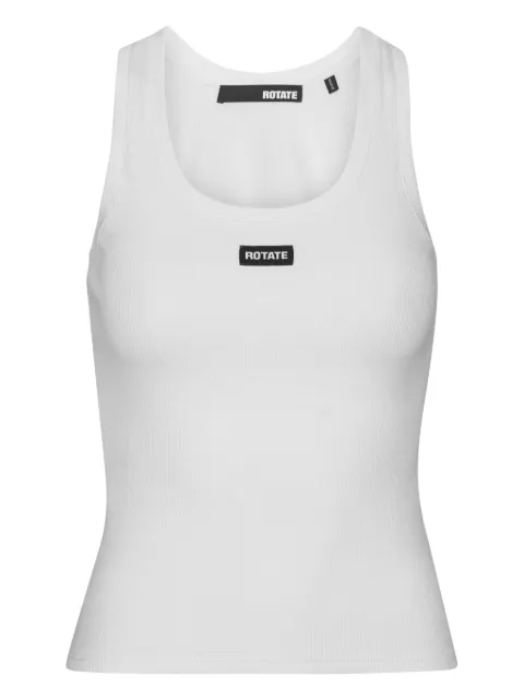 ROTATE BIRGER CHRISTENSEN ribbed scoop-neck tank top