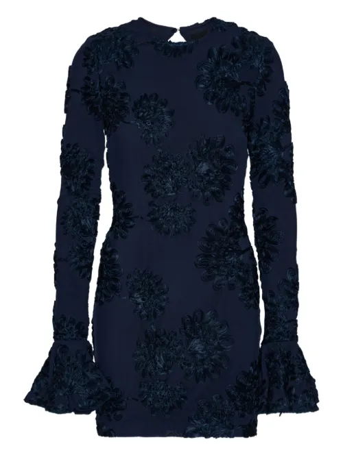 Robe courte à fleurs brodées - ROTATE BIRGER CHRISTENSEN - Modalova