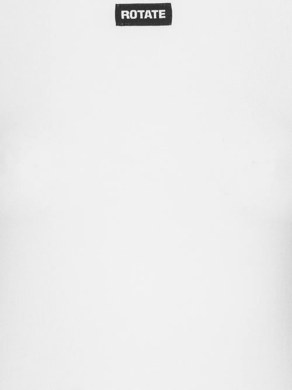 ROTATE BIRGER CHRISTENSEN T-shirt met logopatch Wit