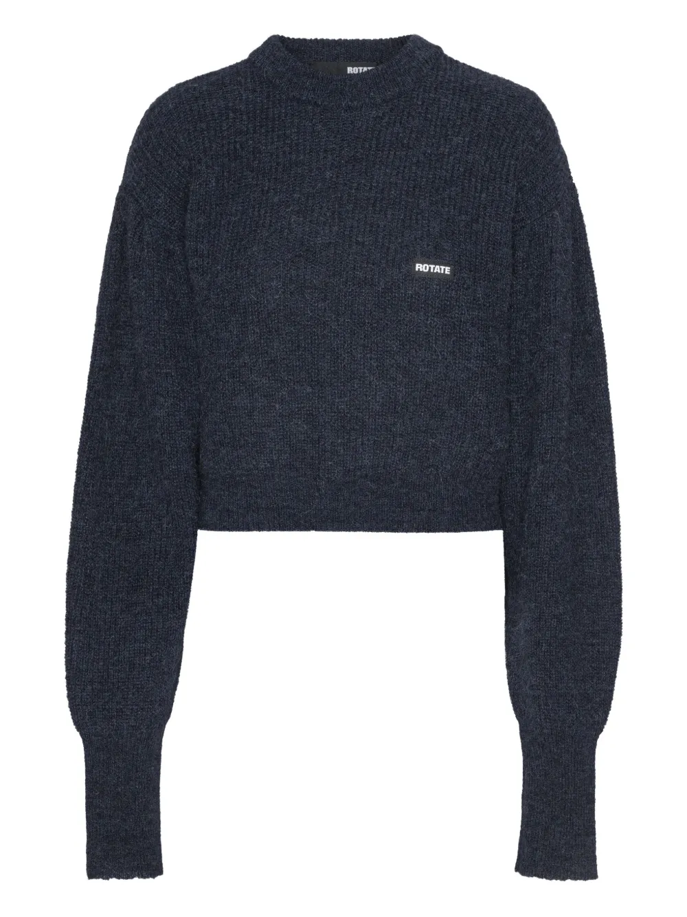 ROTATE BIRGER CHRISTENSEN Trui met ronde hals en cuffs Blauw