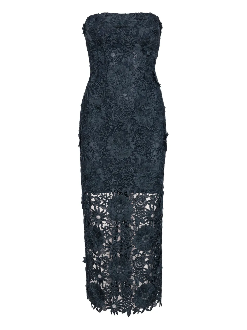 Rotate Birger Christensen Floral-lace Midi Dress