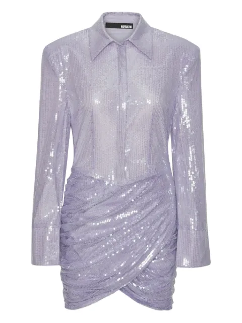 ROTATE BIRGER CHRISTENSEN sequin-embellished mini dress