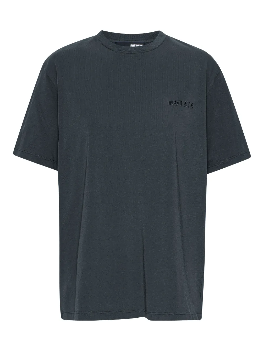 ROTATE BIRGER CHRISTENSEN T-shirt met geborduurd logo Grijs