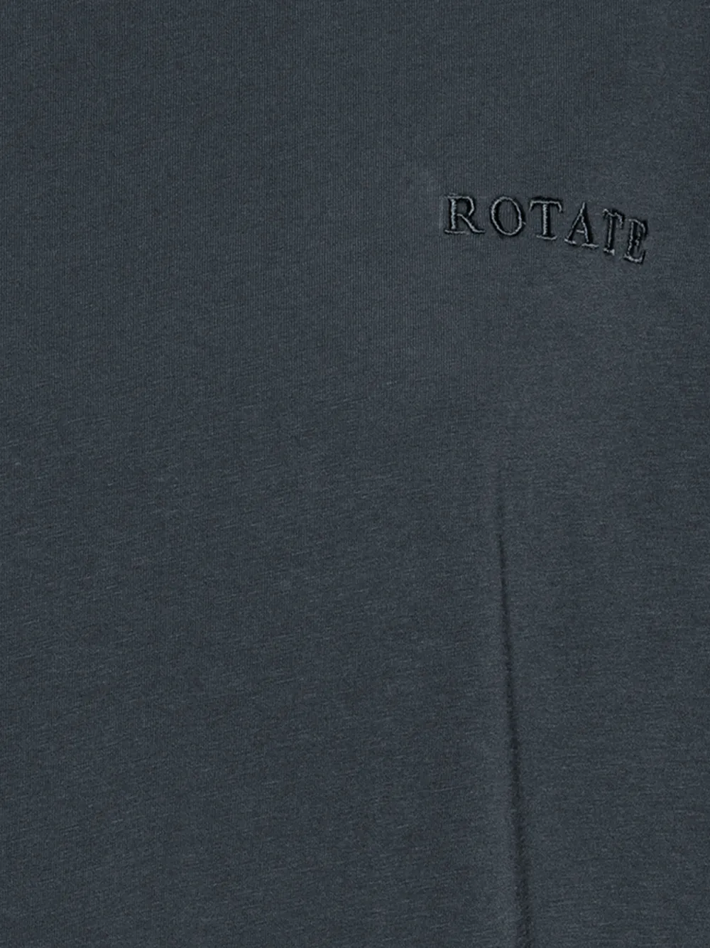 ROTATE BIRGER CHRISTENSEN T-shirt met geborduurd logo Grijs